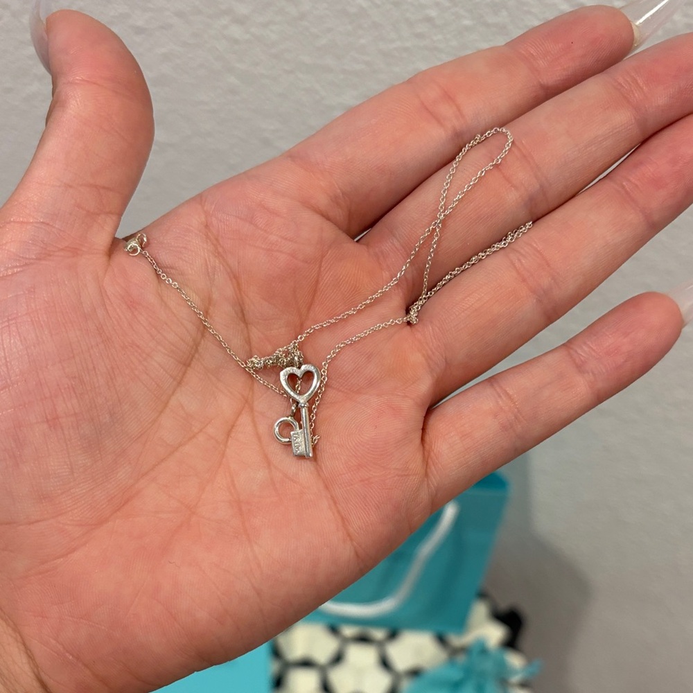 Tiffany & Co. Turquoise Key Neclace